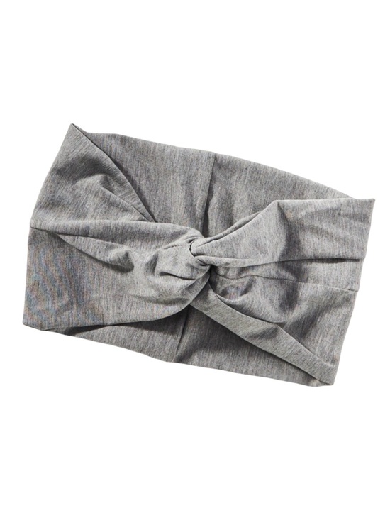 Anthropologie Accessories - Anthropologie Gray Knotted Jersey Headband